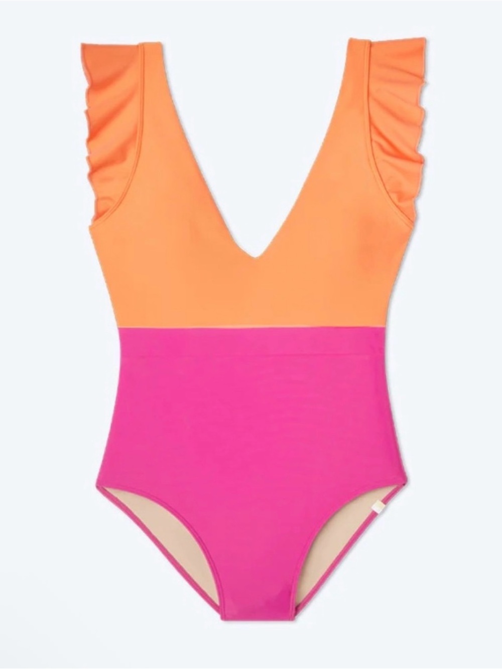 Summersalt Ruffle Backflip One
Piece Colorblock Swimsuit Size 12 - Picture 3 of 6